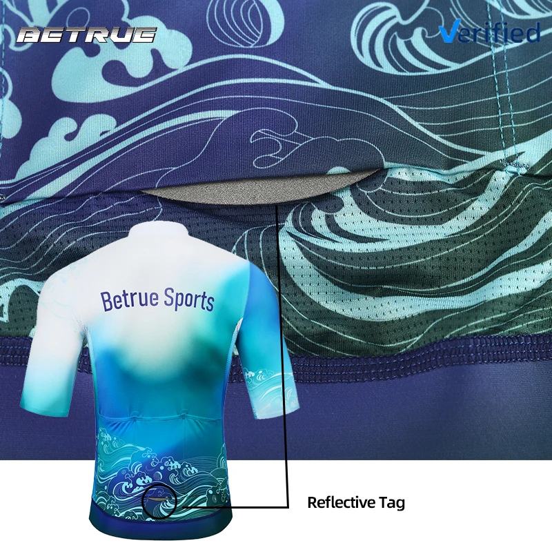 Custom Brand Logo Cycling Tops Lightweight Bicycle Apparel Manufacturer Factory Cycling Kits High Stretch Bike Shirts