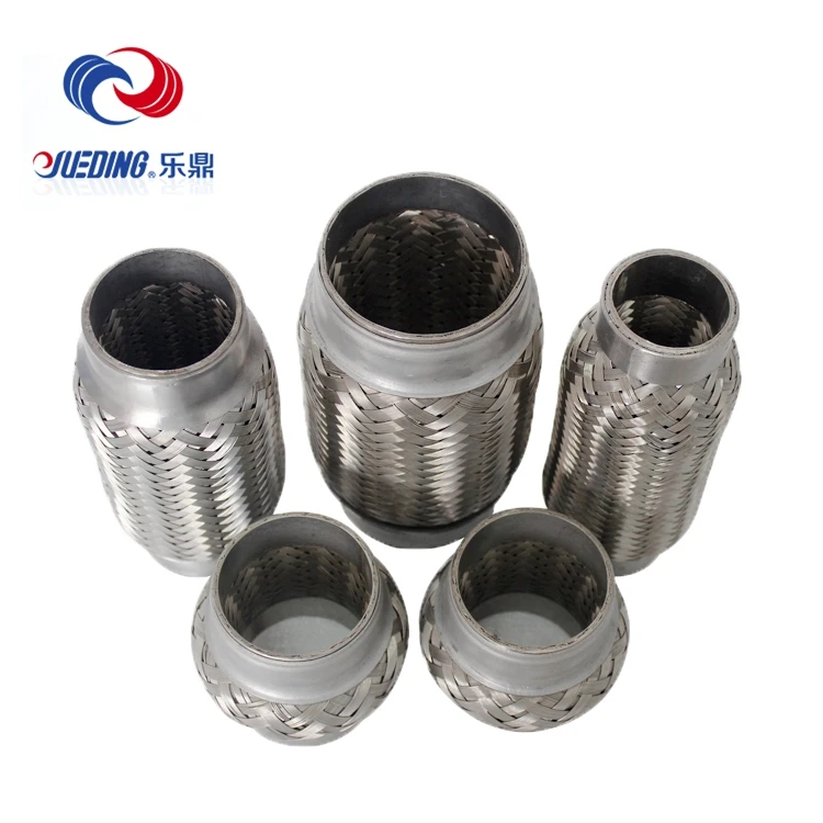 Factory Cheap Price 51mmx203mm Exhaust Flexible Corrugated Bellows Automotive Flex Pipe Car Exhaust Flex Joint