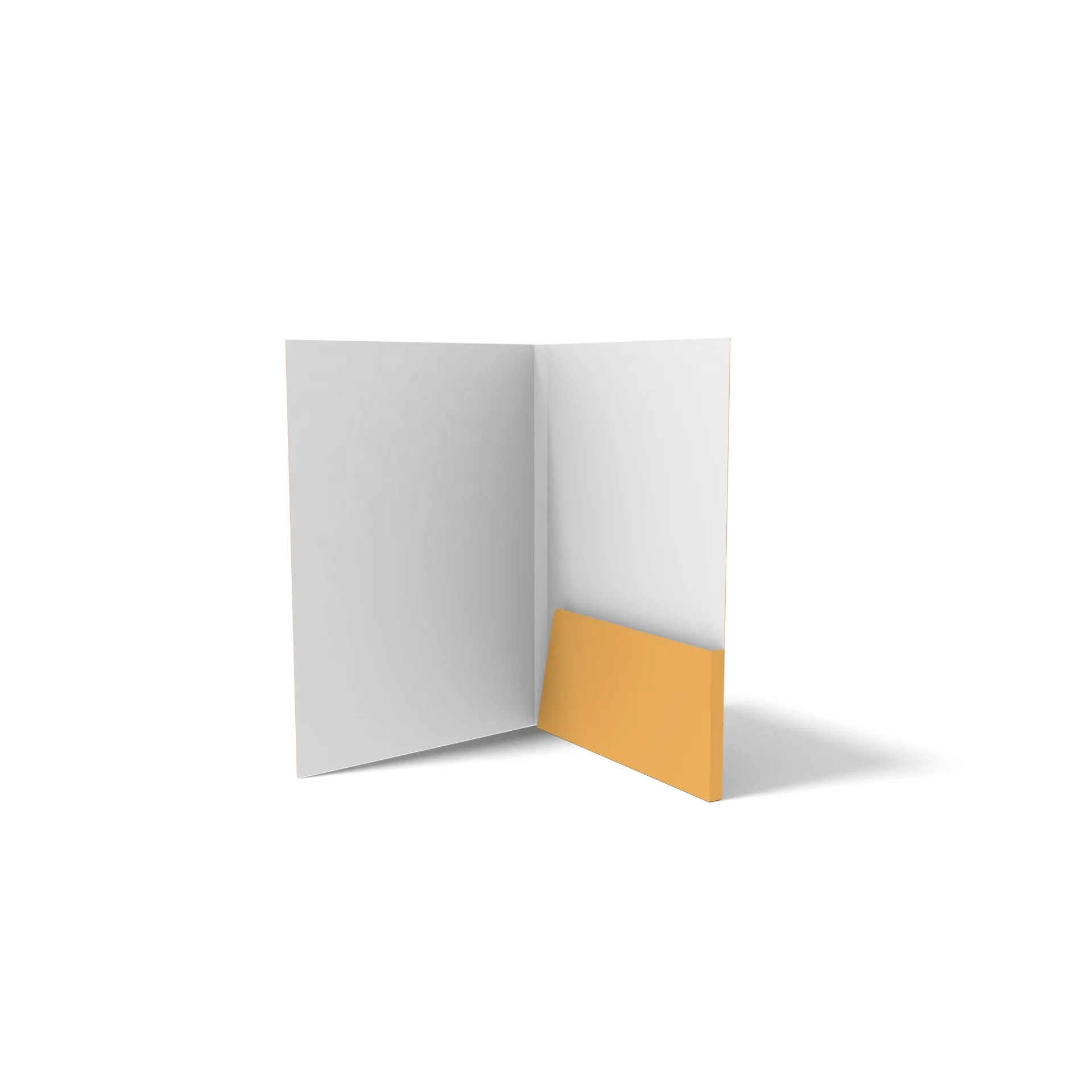 5'x7' Flat glossy finish paper folded menu cards with inside printing