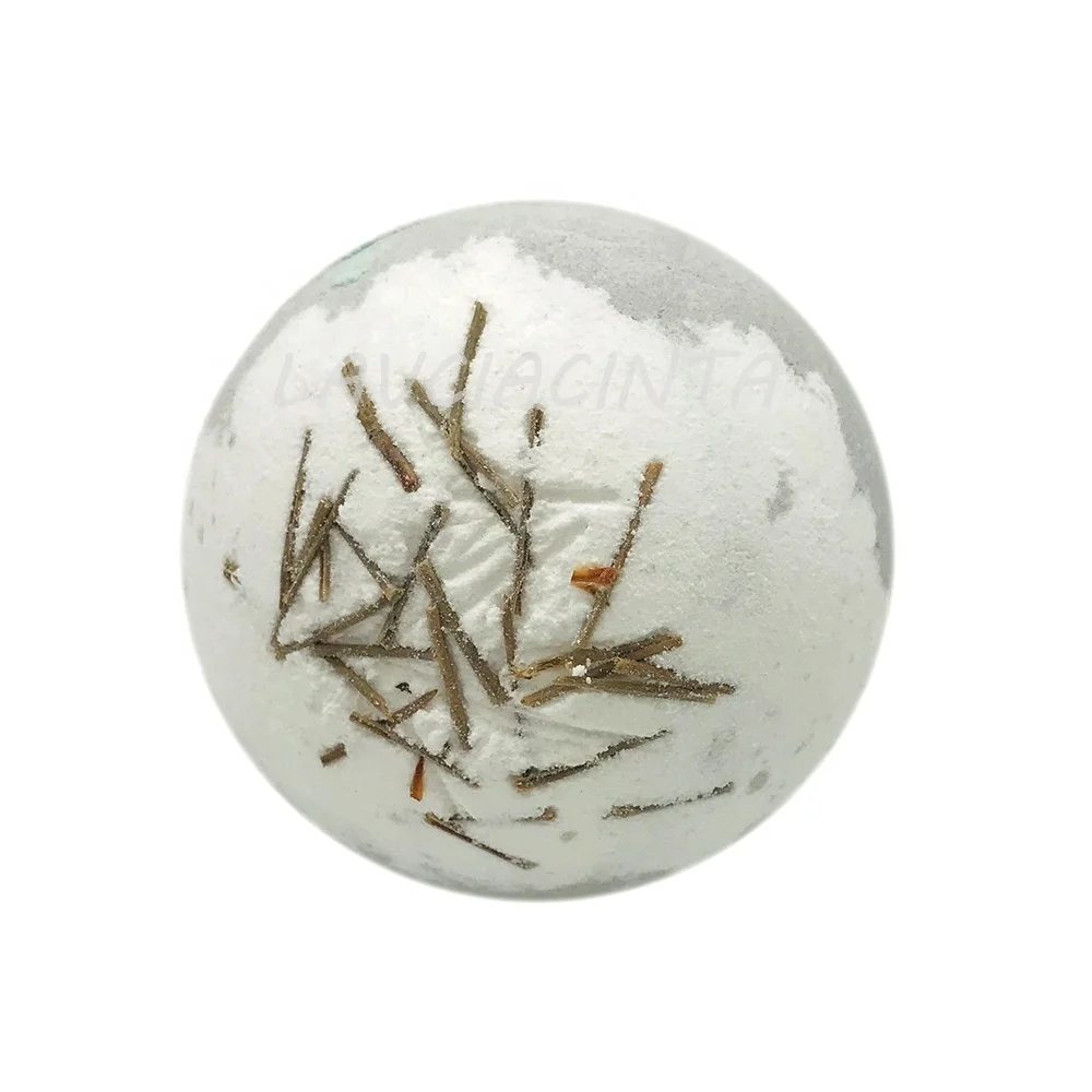 Chamomile Peppermint CBD Bath Bombs 100mg pc With Petals 50mg 200mg Hemp Extract Relieving Pain Stress