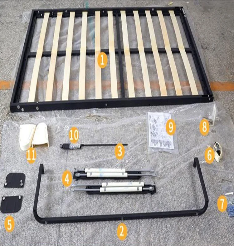 
New design wholesale folding bed multi-function wall bed horizontal murphy bed 