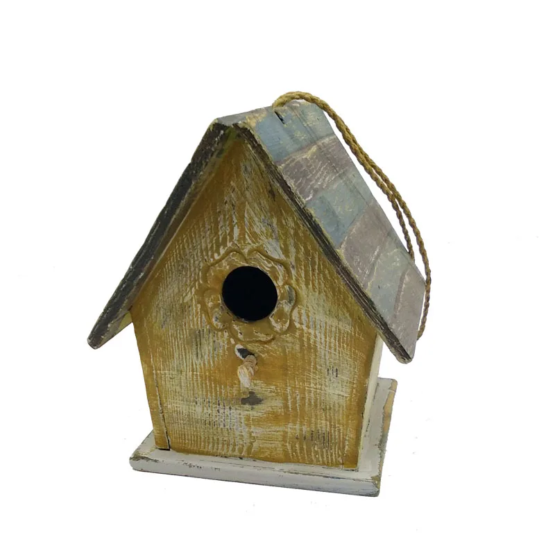 Manufacture Wholesale Wood Bird Nest Box Wooden Birdhouse Cages Wood Bird House