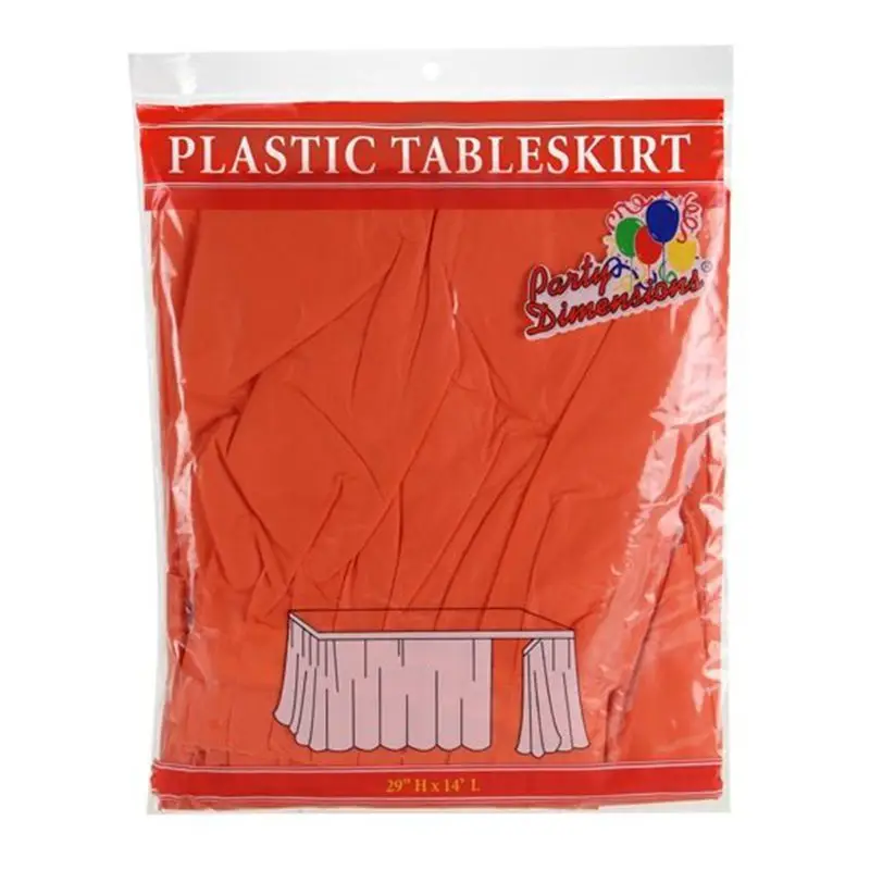 
Hot Popular Stretch Table Cloth for Banquet Rectangle Plastic Table Classical Table Skirt 