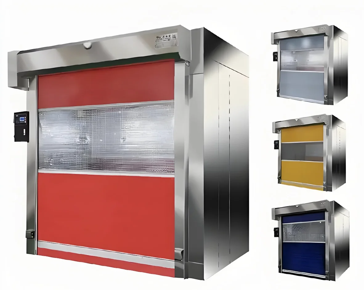 Manufacturer Supplier High Efficiency Fully Automatic Air Shower Clean Room Quick Rolling Door Cargo Shower Room
