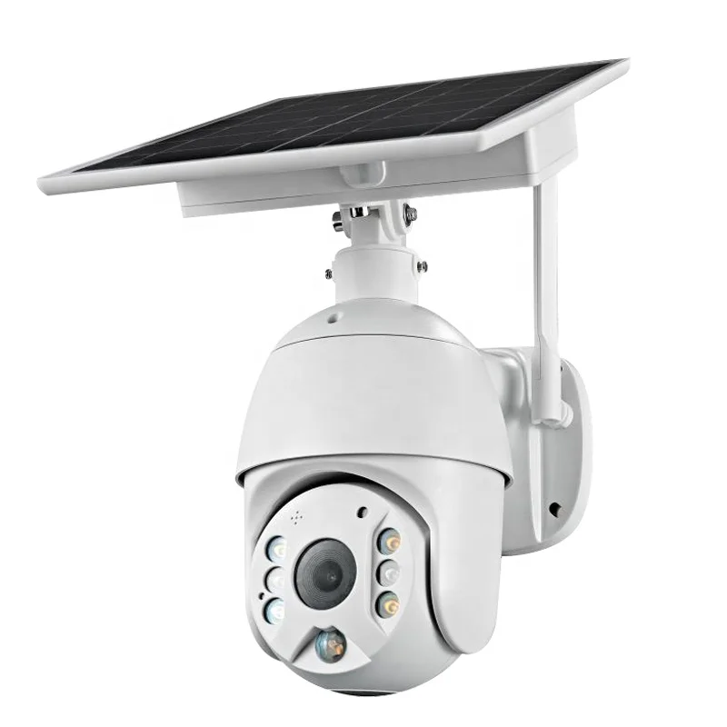 IP 2MP 1080P wireless 4G Sim Card Dome Zoom wifi solar Battery CCTV camera outdoor motion tracking
