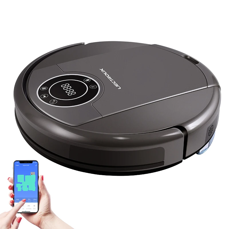 Robot Vacuum Cleaner LIECTROUX ZK808 , Smart Mapping, with Memory, WiFi App & Voice Control, 4000Pa Strong Suction, Dry & Wet