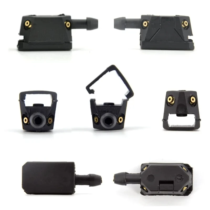 Car Universal Windshield Wiper Blade Washer Spray Nozzle Adjustable 4-way Upgrade Installed on 8mm 9mm Arm Car Accessories