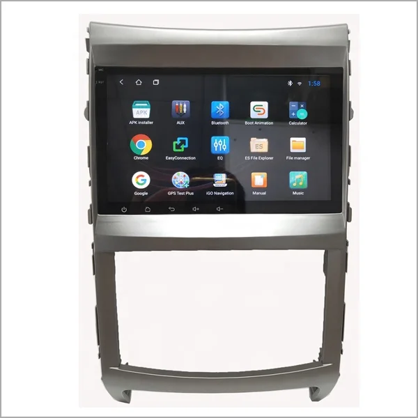 Capacitive touch screen car stereo with gps Android 10 system car radio for Hyundai ix55/veracruz