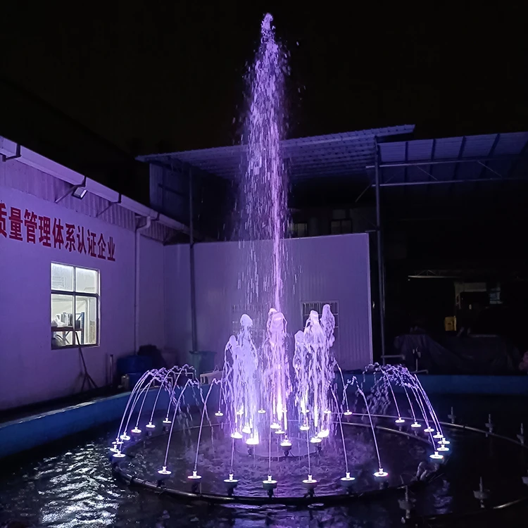 High Quality Outdoor Floor Fountain Artificial Music Controller Dancing Water Fountain