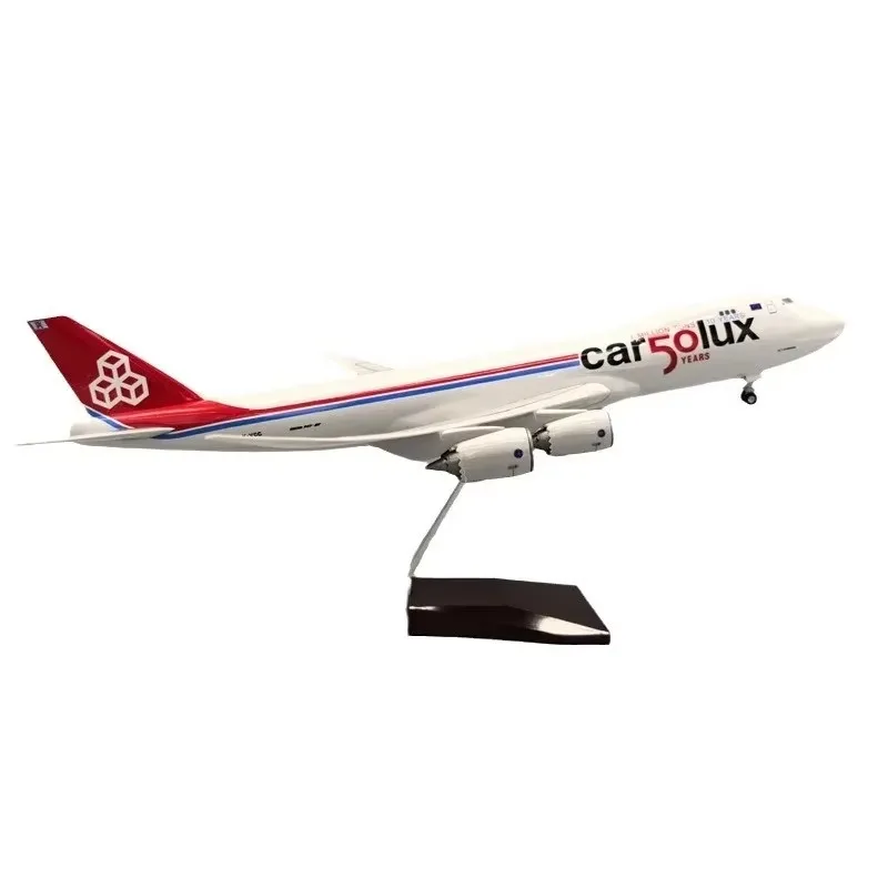 Новое поступление люксембургский грузовой самолет Cargolux Airlines Boeing 747-8F модель самолета из смолы Коллекционная праздничный подарок