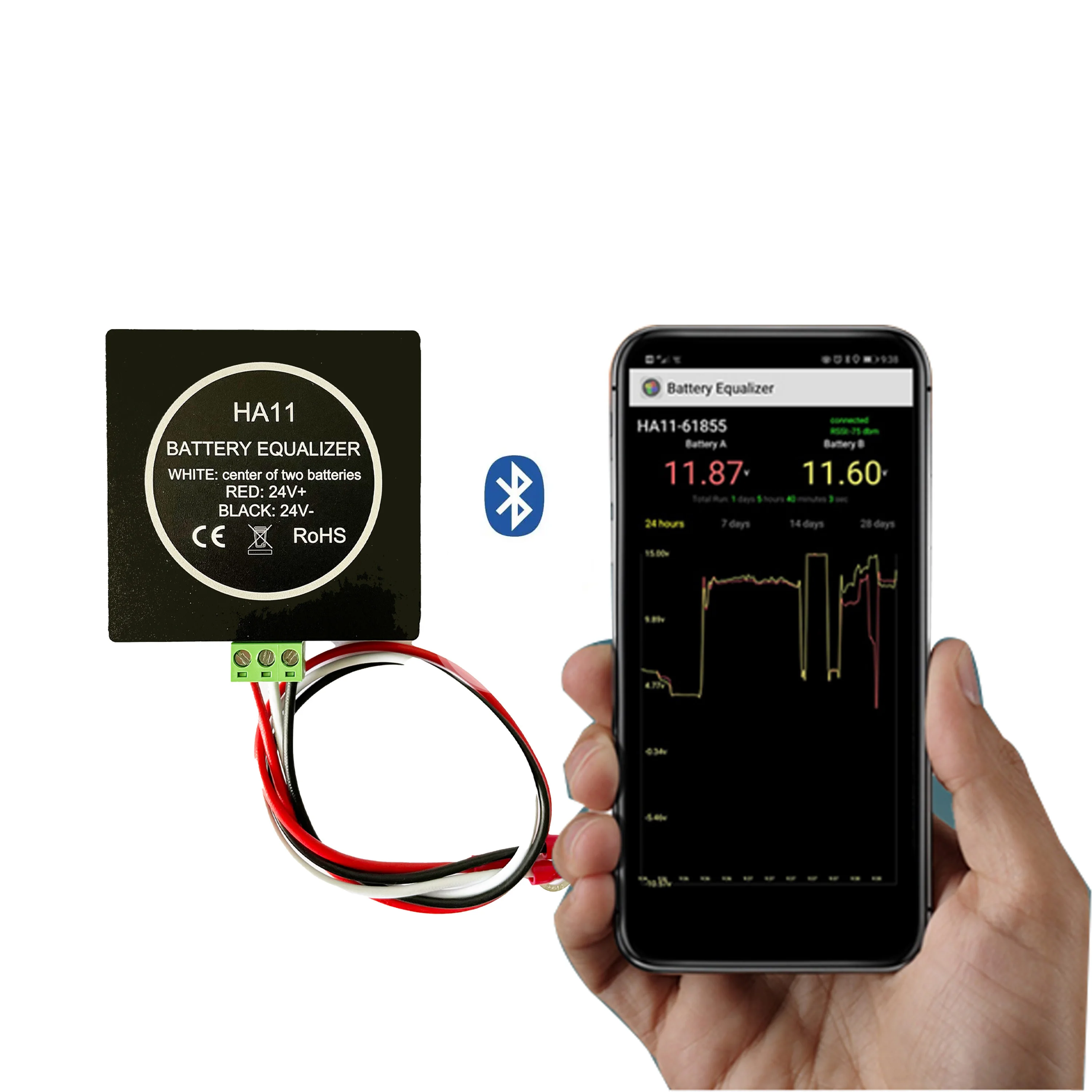 Battery Balancer 24V Battery Equalizer With bluetooth