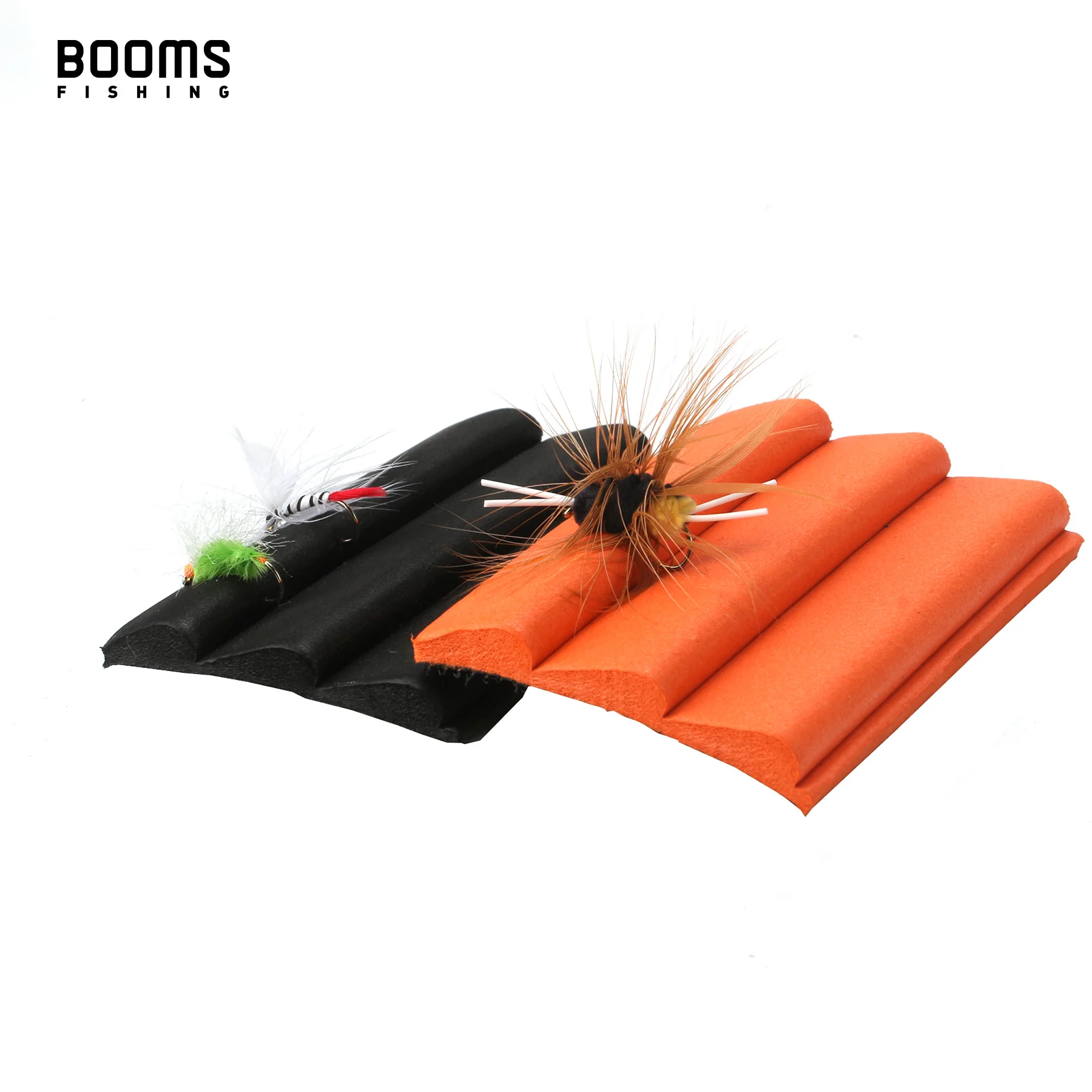 Fly Streamers Foam Drying Patch Ripple Foam EVA Breastplate with Hook Loop Sticker Back Fly Hook Keeper Fishing Accessories