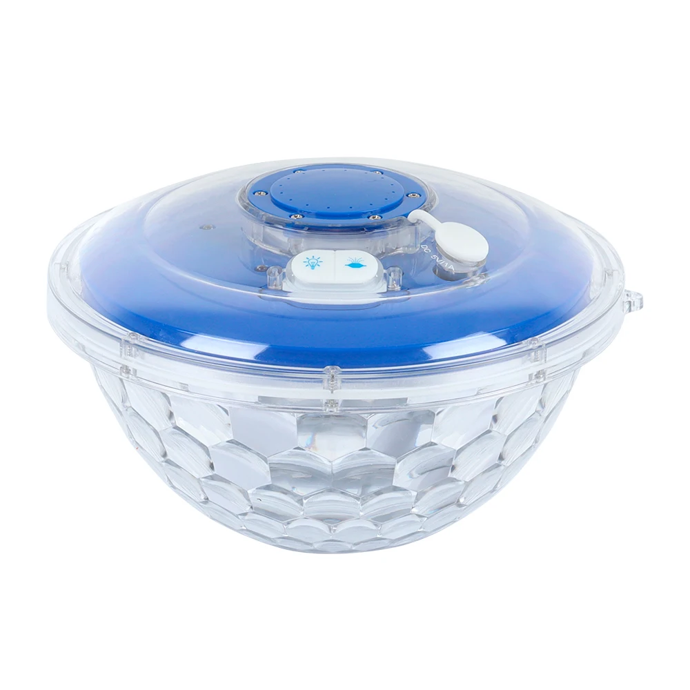 Colorful LED Pool Fountain Light Show used in Pool, Ponds, Spas and Hot Tubs