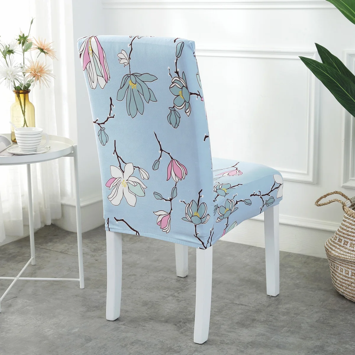 
Four Seasons universal dining chair covers elastic chair cover spandex chair cover 