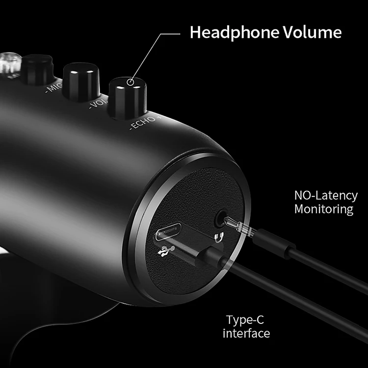 4.5*2.2Mm Microphone Beta 58 Microphone Wired Microphone Studio Stand Price