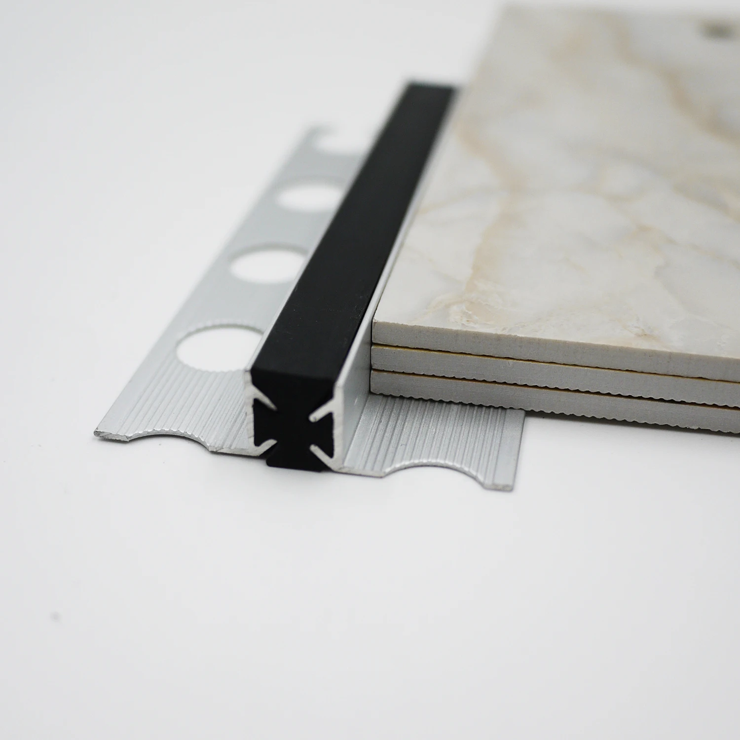 Aluminium Expansion Joint trim for cover Ceramic tile and floor and wall