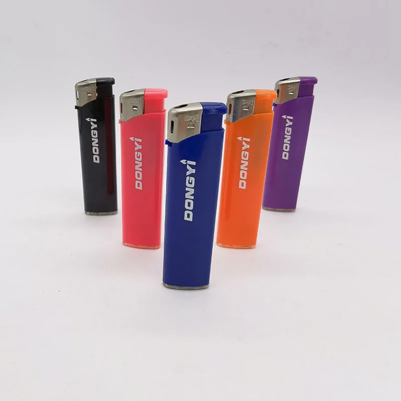 Dongyi Wholesale New Design Customization Solid Pocket  Electronic Gas Lighter Smoking Accessories Lighter