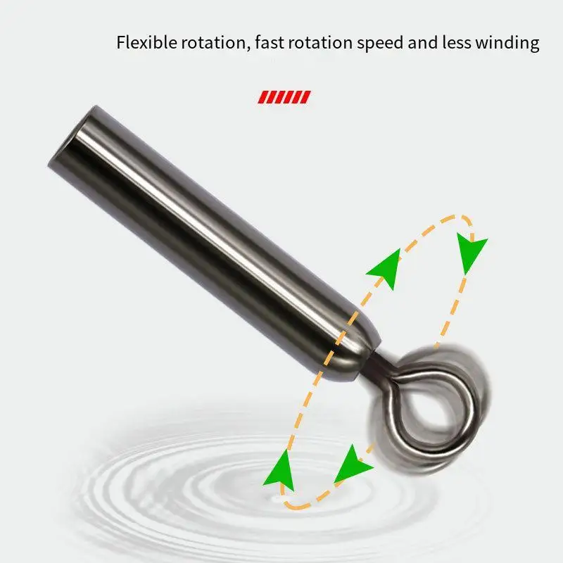 Hotsale Fishing Brass swivel Tube Float Seat 14-19mm Fishing Accessories 100pcs per bag