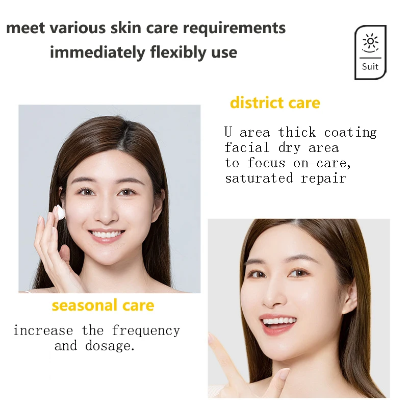 OEM SADOER factory price whitening anti aging vitamin A nicotinamide beauty six-piece skin care set