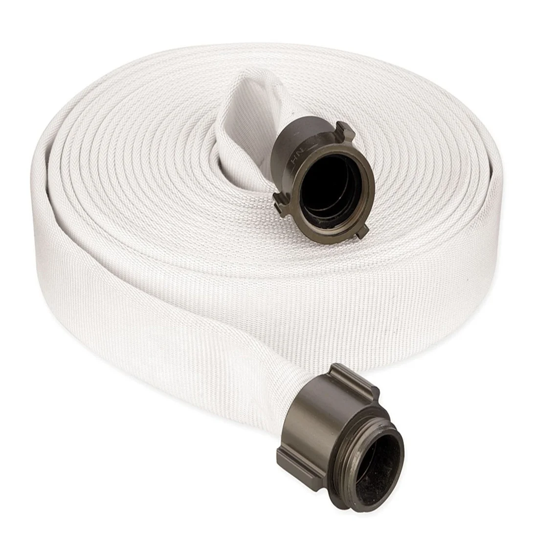 Wholesale high pressure white double jacket fire hose coupling with fire hose pipe