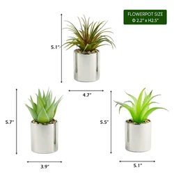 Искусственная зеленая трава, маленькие растения с горшком, Декоративные Искусственные пластиковые растения, цветы в помещении и на открытом воздухе, украшение