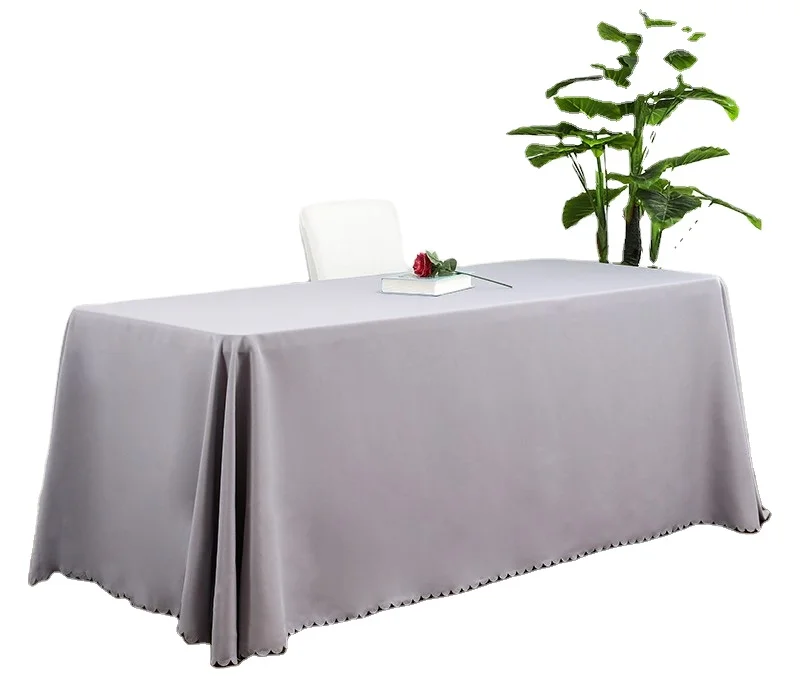 Factory Customized Rectangular Royal Blue Carton Plant Plain Table Cloth Tablecloths Square Table Cover