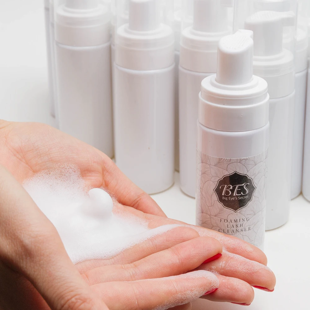 
Private Label Lash Shampoo Eyelash Extension Foam Cleanser foam Flash Beauty Own Label 50ml 