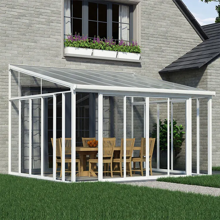 Garden Sun Room Custom Broken Bridge Aluminum High Quality Outdoor Villa Balcony Courtyard Glass Sunroom House