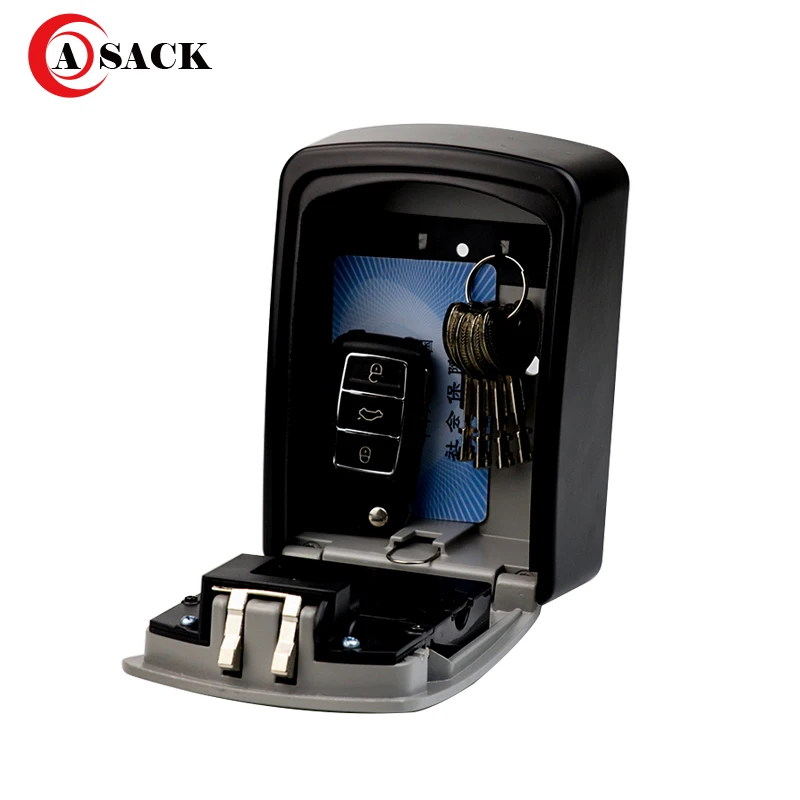 Asack G3 waterproof intelligent digital door lock box security smart keys keeper estate fine metal wall safes bluetooth key box