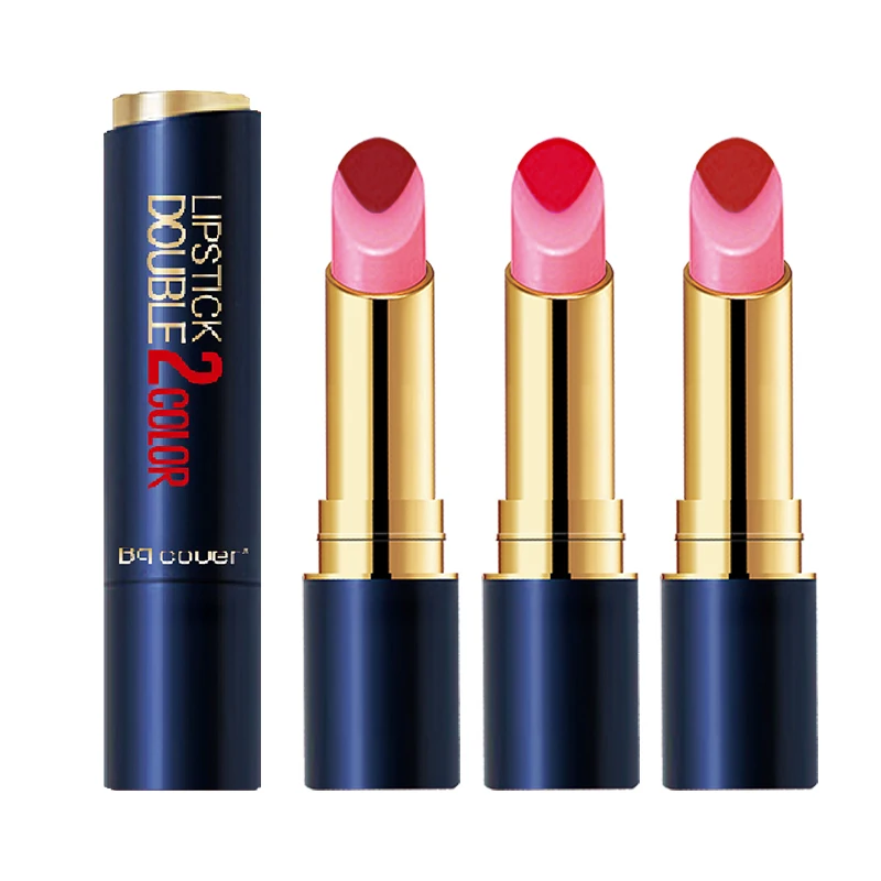 
Factory wholesale moisturizing color two-color lipstick OEM/ODM 