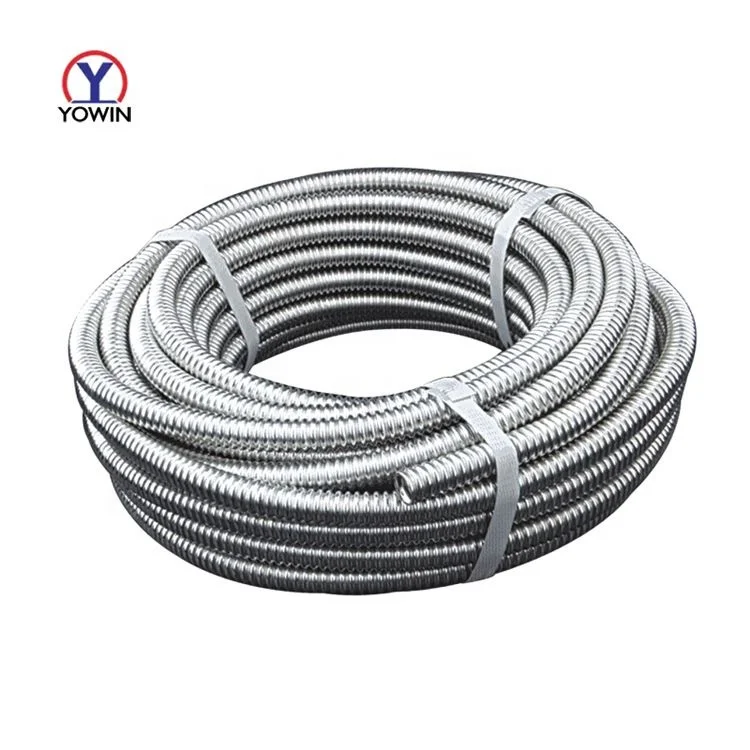 Yowin Stainless Steel Corrugated Gas Metal Hose Raw Hose