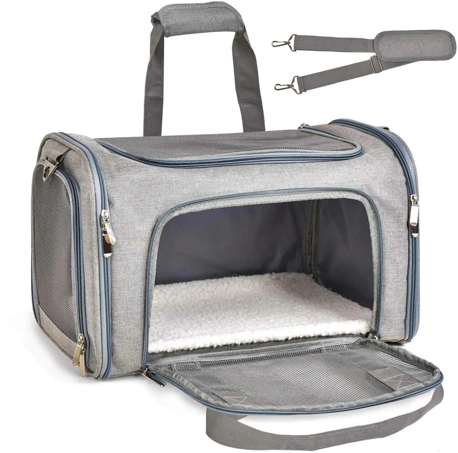 Cat Carriers Dog Carrier Pet for Small Medium Cats Dogs Airline Approved