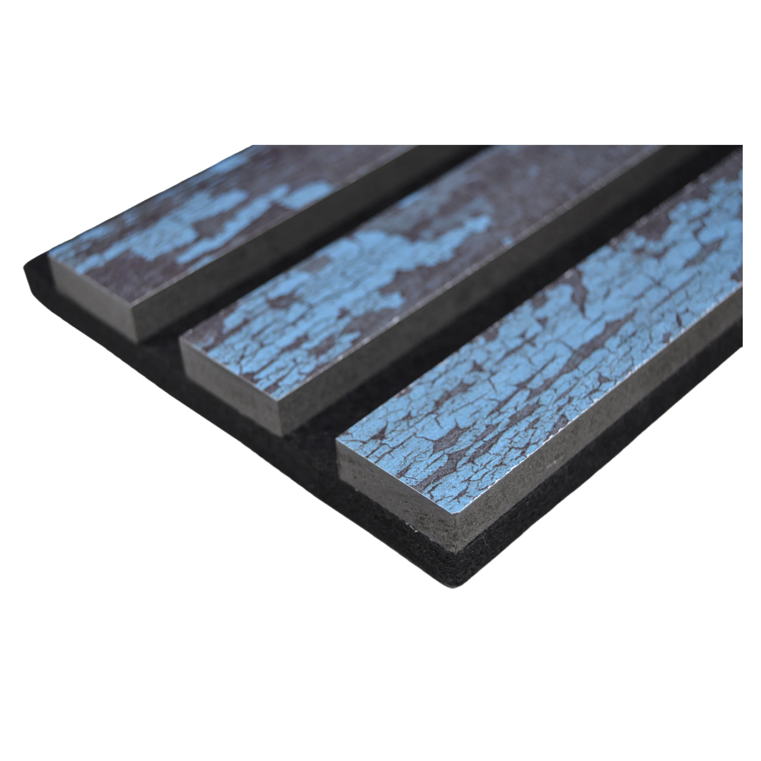 Modern Design Akupanels Acoustic Wood Slat Panels Soundproof with Marble Surface & Veneer Finish for Home Living Room