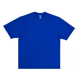 OEM service custom logo 260gsm mens plain t shirt 100% cotton drop shoulder oversized heavyweight t-shirt for men
