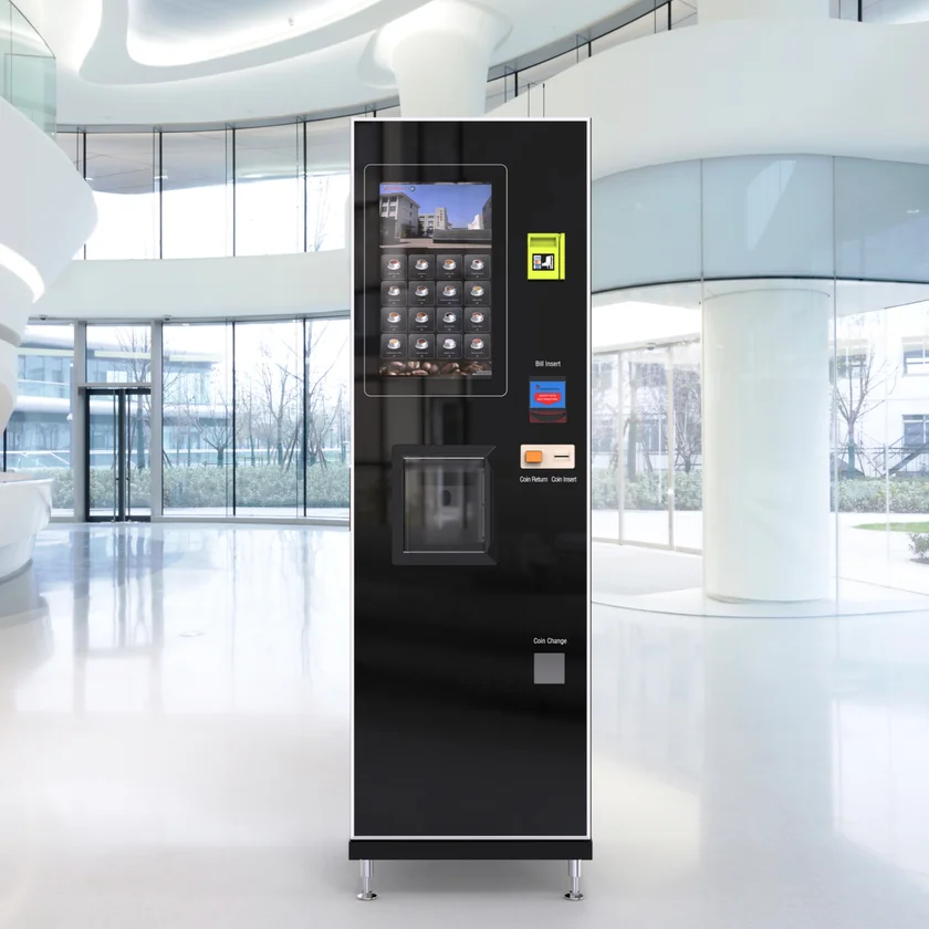 Commercial Operated Automatic Coffee Vending Machine Cold And Hot
