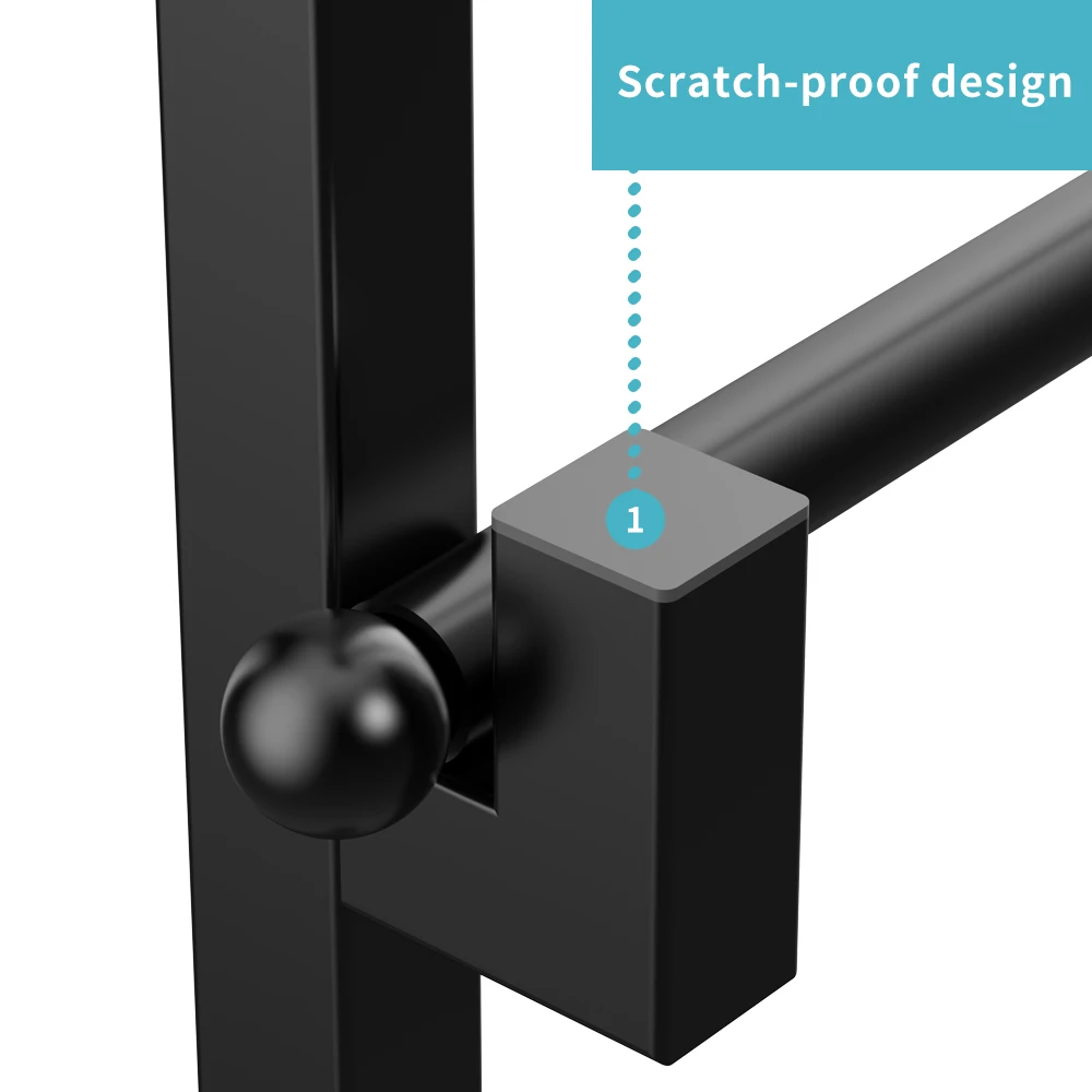 10 Tiers Metal Rack Removable Wrapping Paper Display Rack for Shops