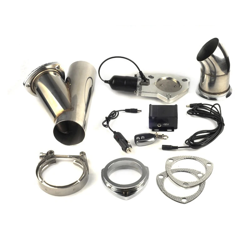 
2.5 inch Electric Stainless Exhaust Cutout Cut Out Dump Valve/switch with Remote control KYR 