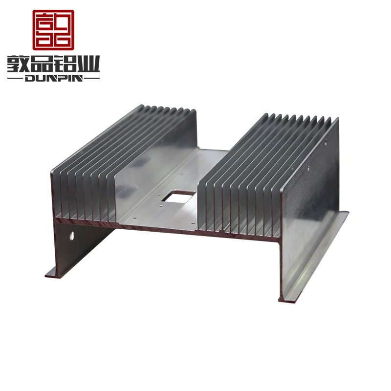 manufacturers custom high power 6063-t5 large computer extruded solid state relay aluminum nitride hollow heat sink supplier