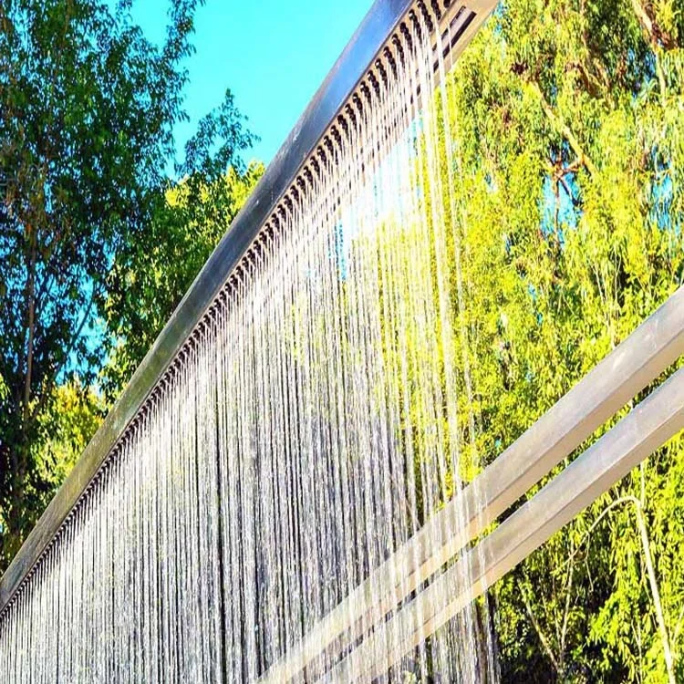 Fenlin indoor hall stage wedding waterfall water rain curtains
