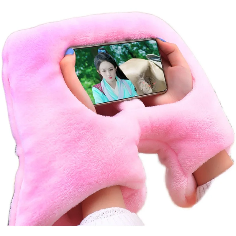 EMAF custom charger portable hot cute plush hands hand warmers wramer reusable cartoon rechargeable usb heated hand plush warmer