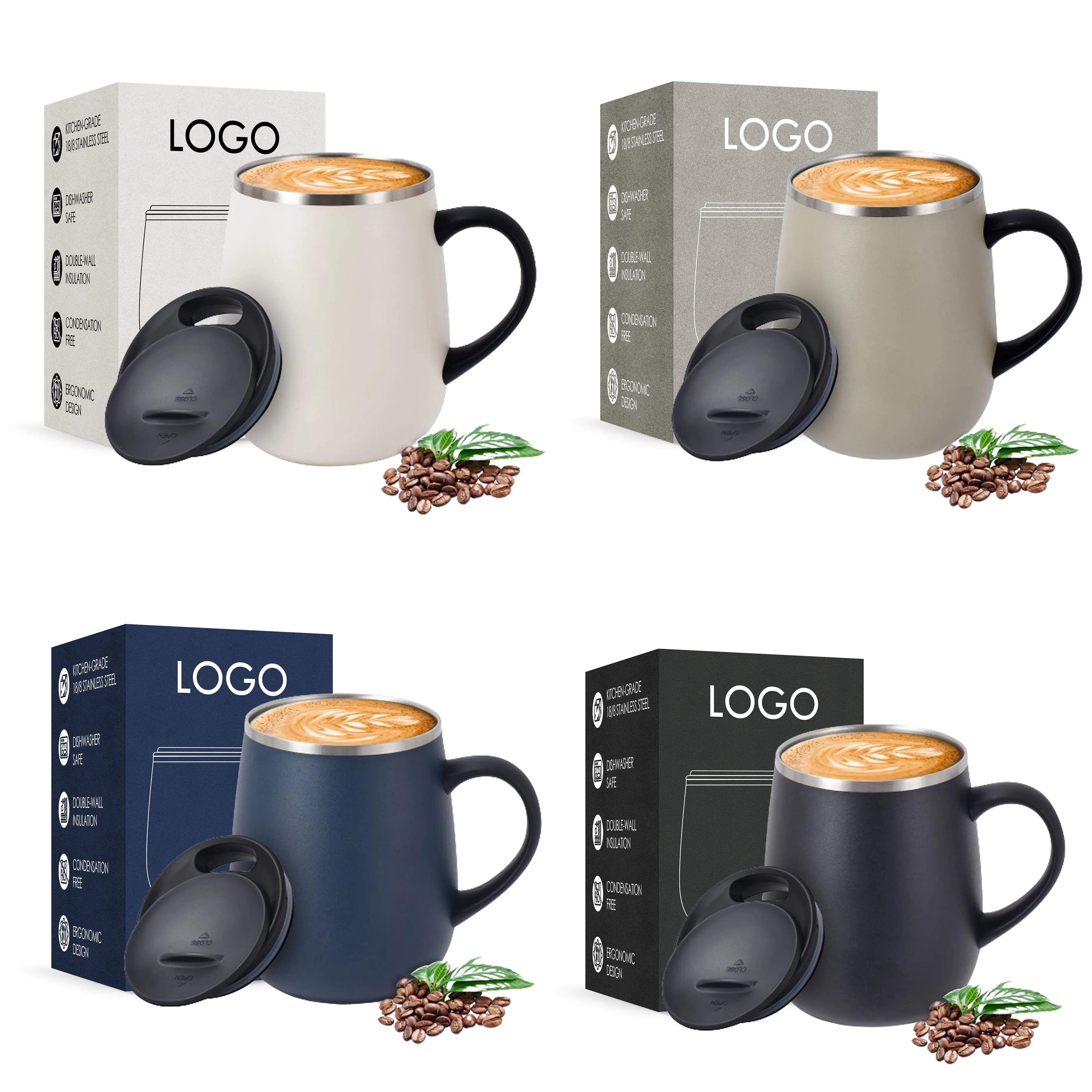 PRO grade stainless steel thermos coffee mug sublimation tumbler 11oz 16oz