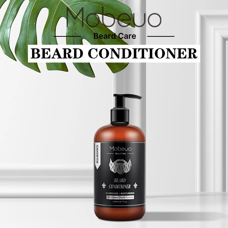 Private Label 100% organic natural beard grooming kit men care beard shampoo and conditioner