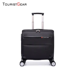 16 inch high-end trolley manufacturer caster trolley luggage canvas travel luggage