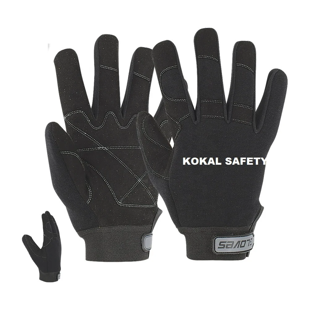 Automotive Industrial Mechanical Safety Gloves Rappelling Mechanic Gloves Best Crack Climbing Gloves For Belaying And Abseiling
