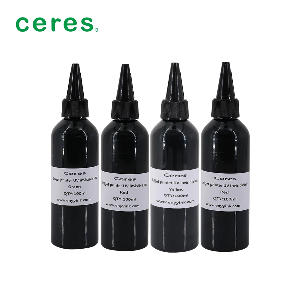 Printer ink UV Invisible Fluorescent Ink For Inkjet Printer MOQ 100ML