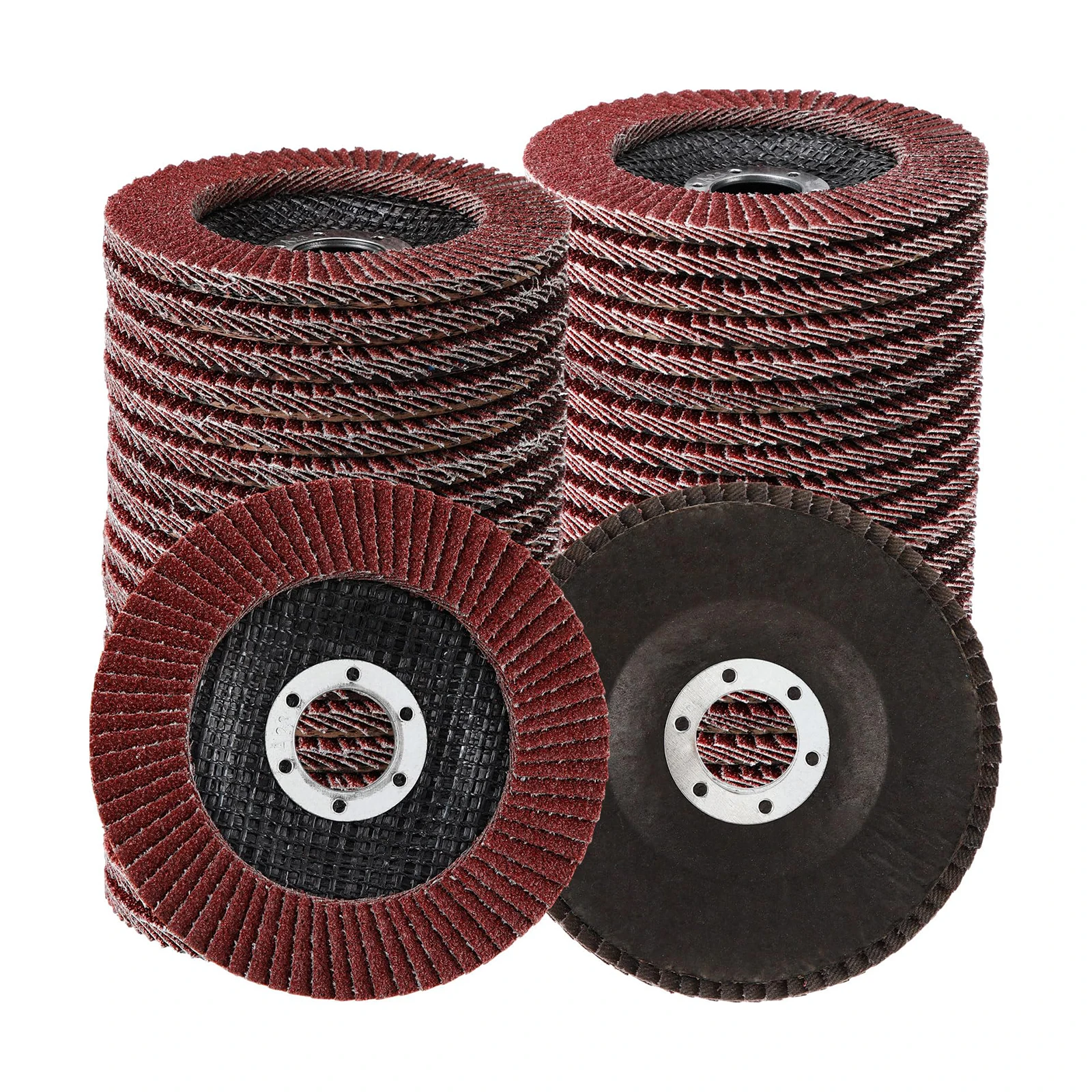 Flap Discs 4.5 Inch 115 x 22 mm Aluminum Oxide Grinding Wheels Grinding Discs Abrasives Tools Wheel for Angle Grinder Wood Metal