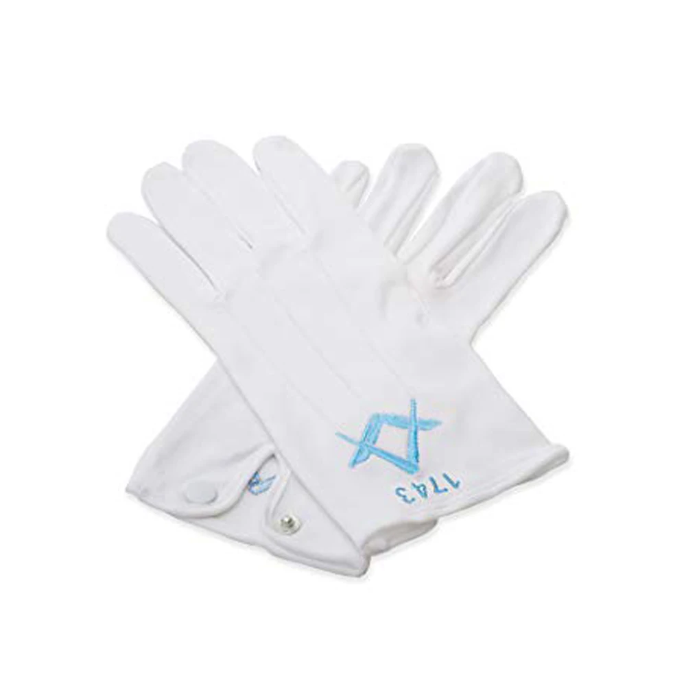 FREEMASON MASONIC 32nd DEGREE EMBROIDERED DRESS GLOVES wholesale masonic gloves