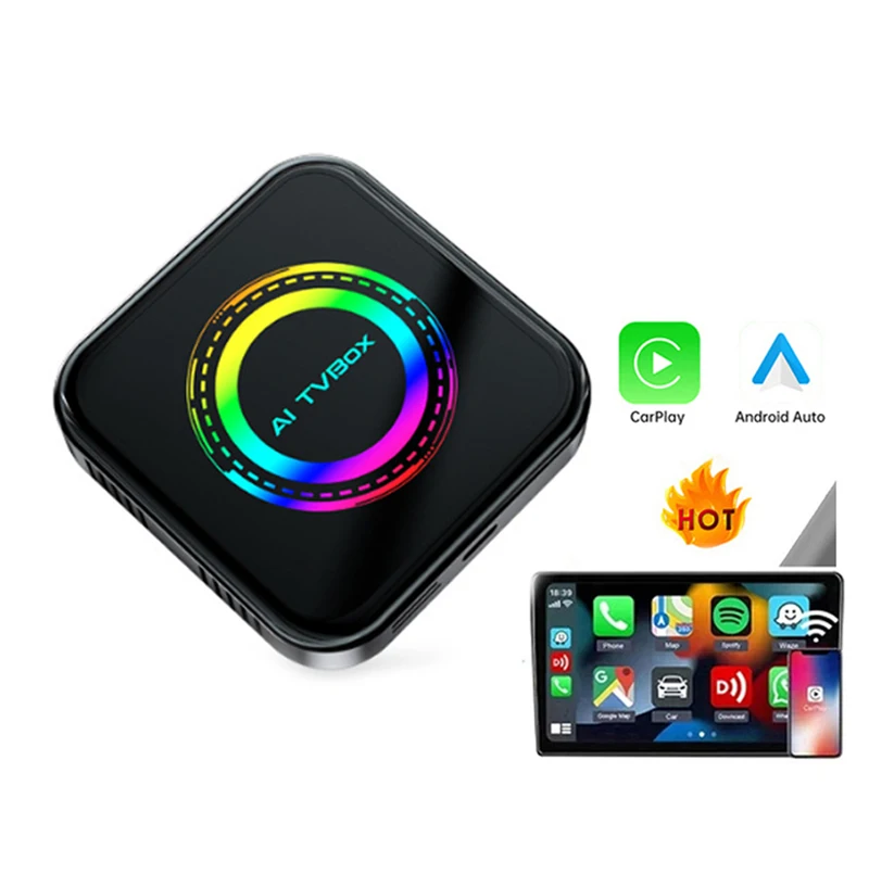 3 в 1 M700 4g 64gb Smart Magic Ai Box QCM6125 8-ядерный Android 13 беспроводной карплей-бокс WiFi GPS 4G SIM LTE с приложением YouTube Netflix