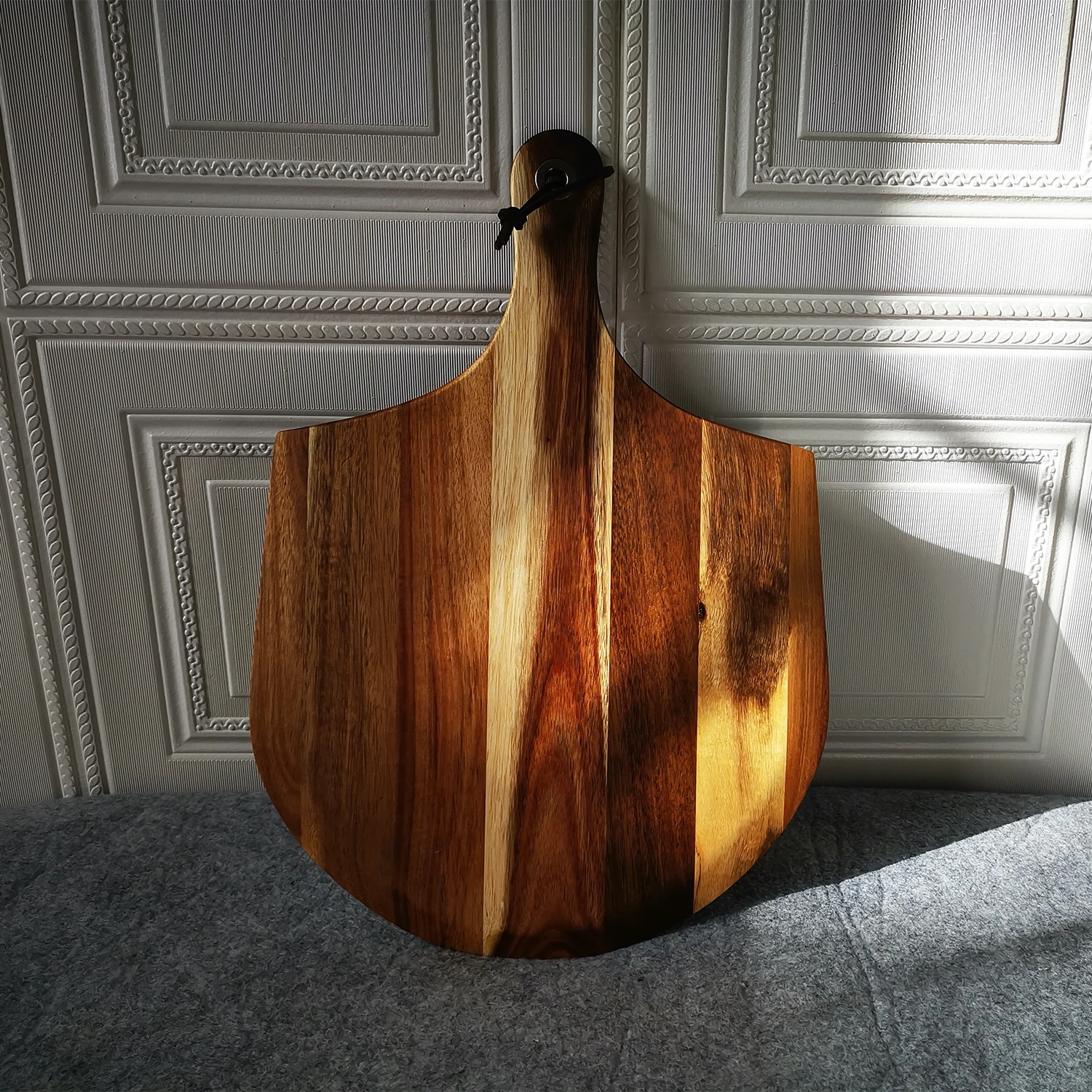 Houselin Acacia Wood Pizza Peel Paddle Wooden Cutting Board