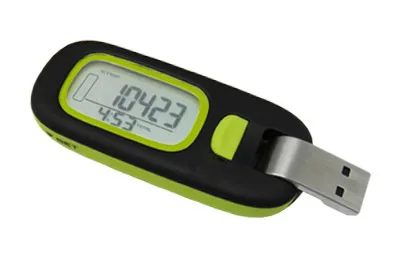 3D Multi-Function USB Pedometer Chinese Pedometer 30 Days Data Preservation Online Version Pedometer